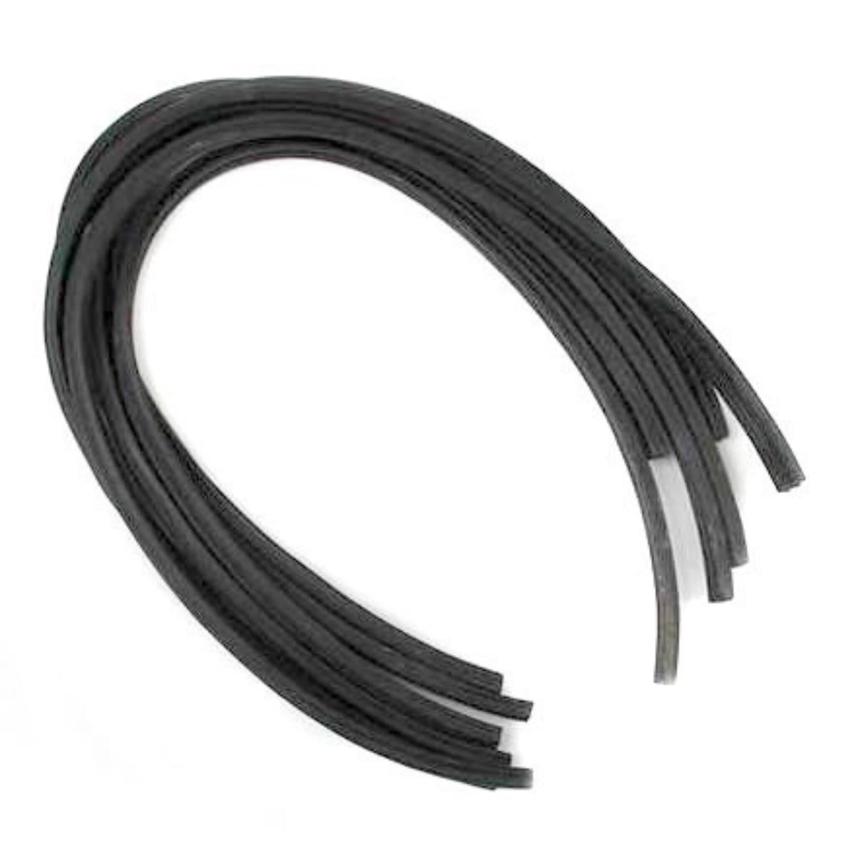 Vespa V50 V90 Primavera VBB Old Vespa Black 3 Rib Floor Runner Rubbers 3.8m