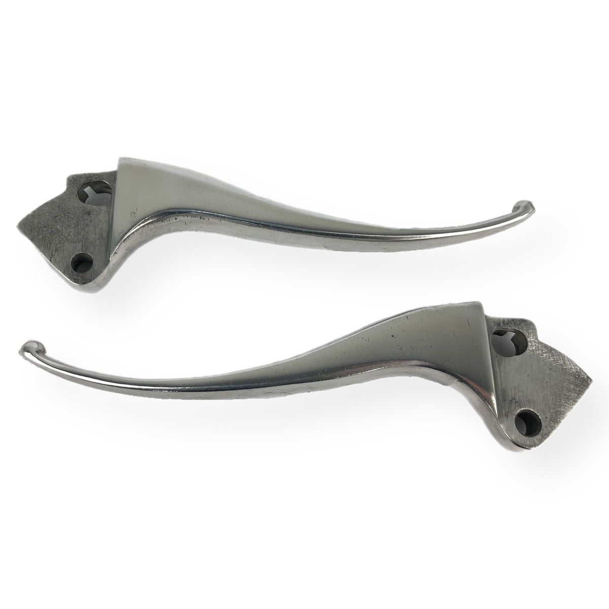 Vespa VBB Sportique VL1 ACMA Handle Bar Levers Small Ball End - Polished Alloy