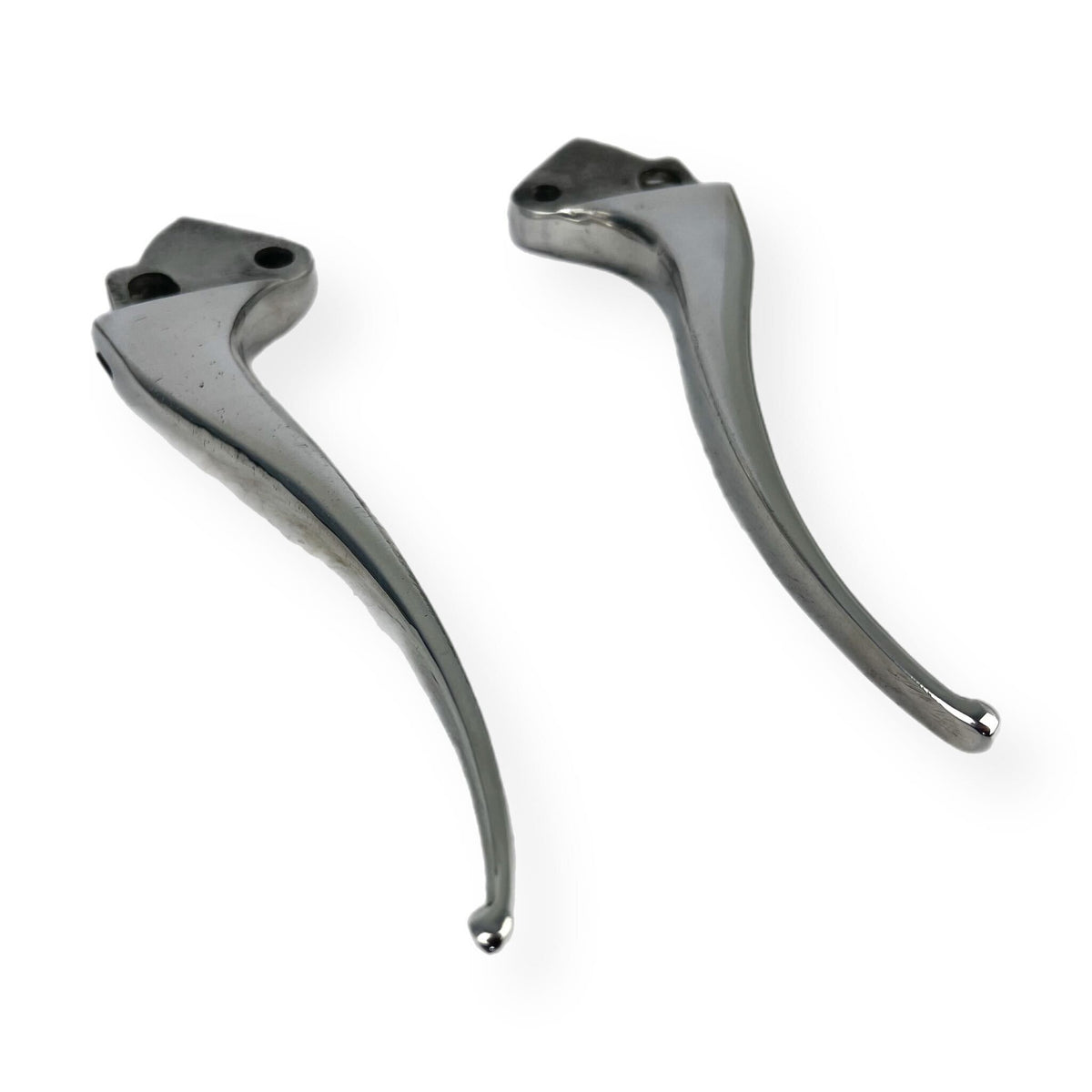 Vespa VBB Sportique VL1 ACMA Handle Bar Levers Small Ball End - Polished Alloy