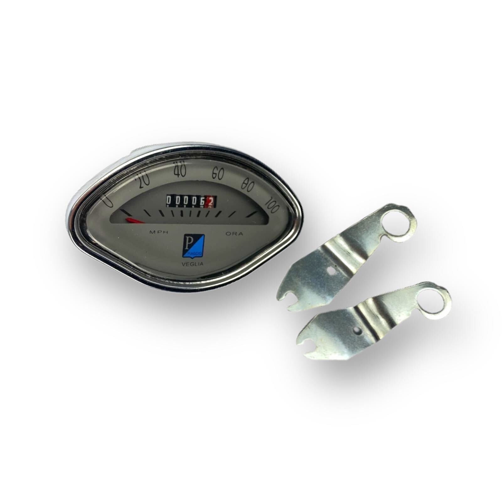 Vespa VBB Sprint Sportique GS150 150 SS180 100mph Speedometer - Grey