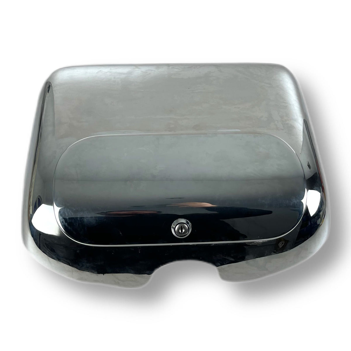 Vespa VBB/VBA Tool Box and Lid Assembly - Chrome