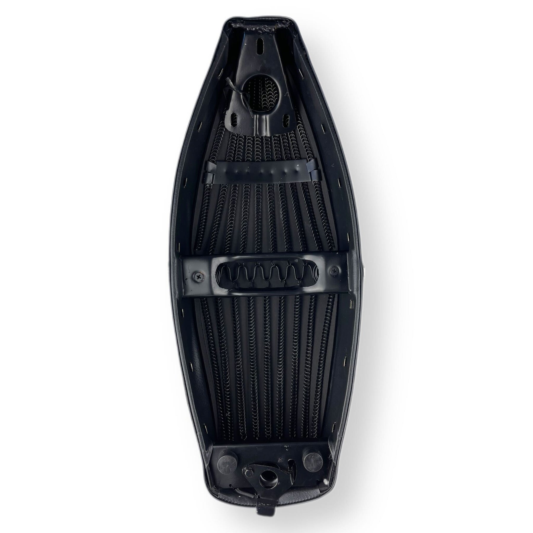 Vespa 150 VBB VBC VLB Super Sprint GS160 Standard Dual Seat - Black with Grey Piping
