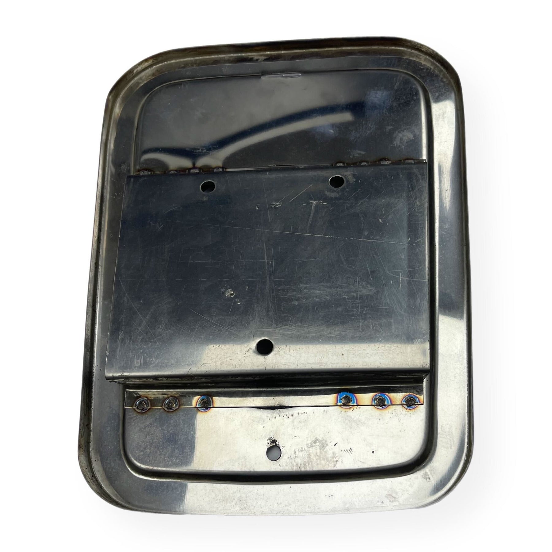 Vespa VBB VLB Sprint Super Rear Single Seat Base Luggage Rack - Stainless Steel