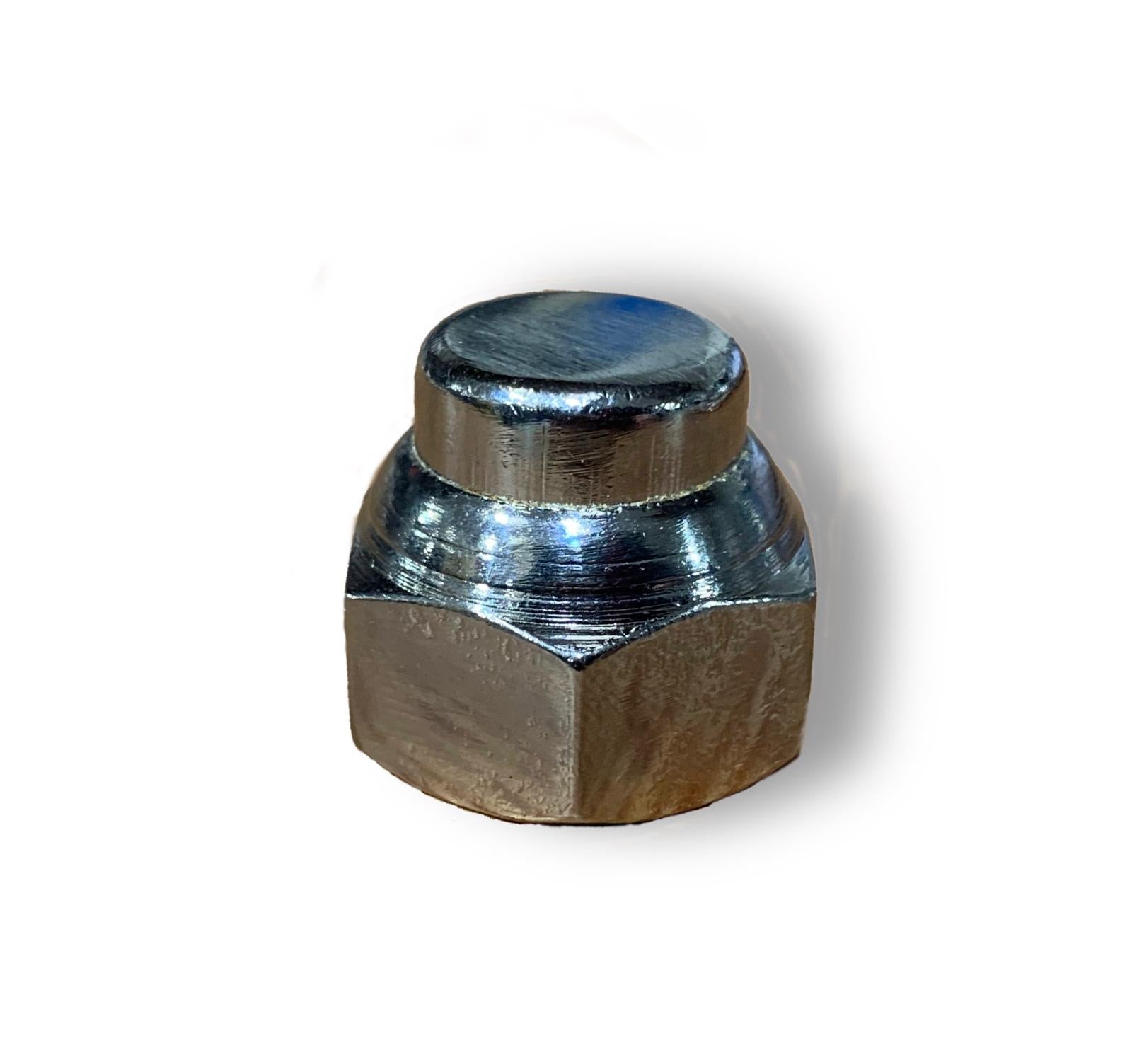 Lambretta Front Hub Spindle Chrome Dome Nut