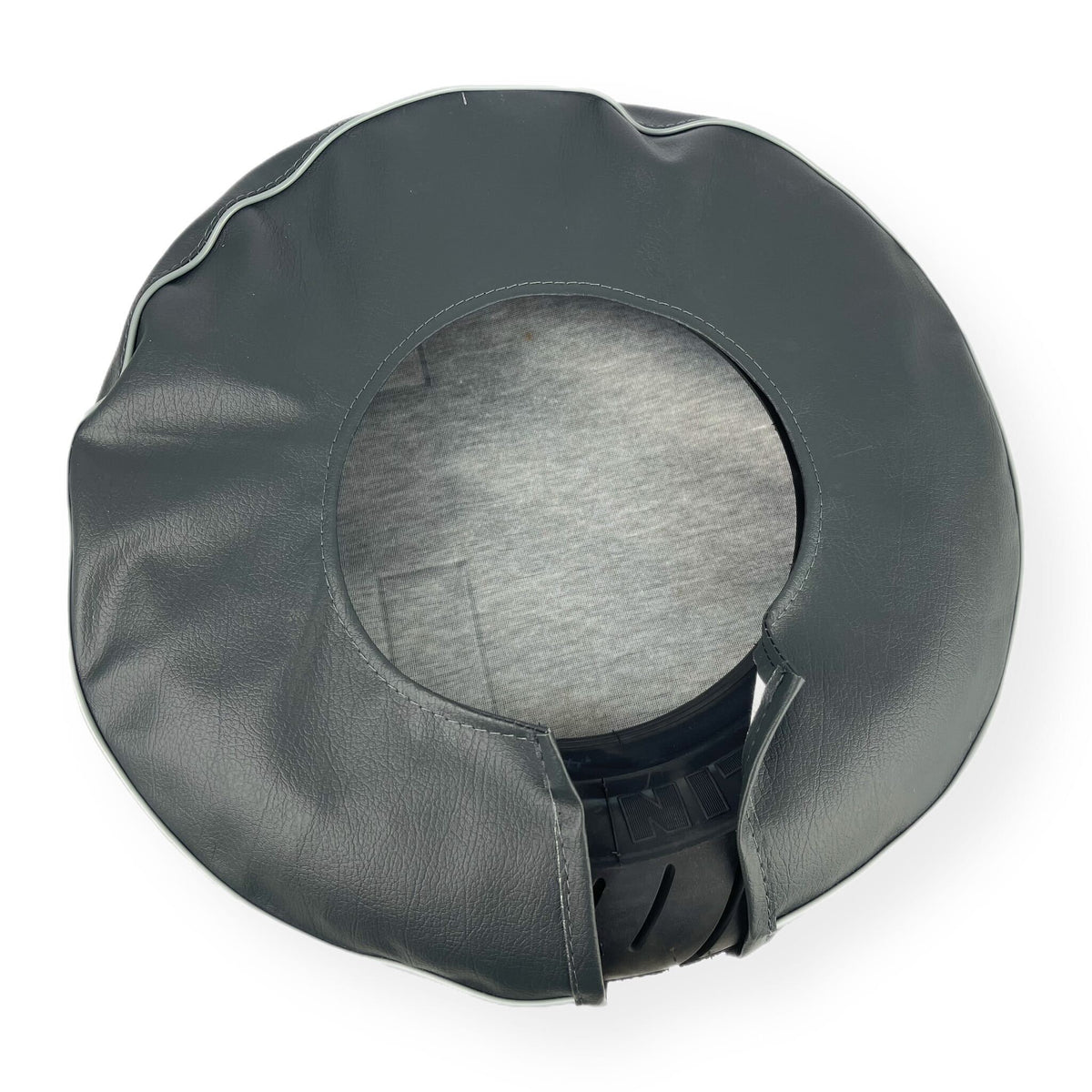 Lambretta Series 1-3 Li GP SX TV 10" Spare Wheel Cover Grey with Logo & Stripes