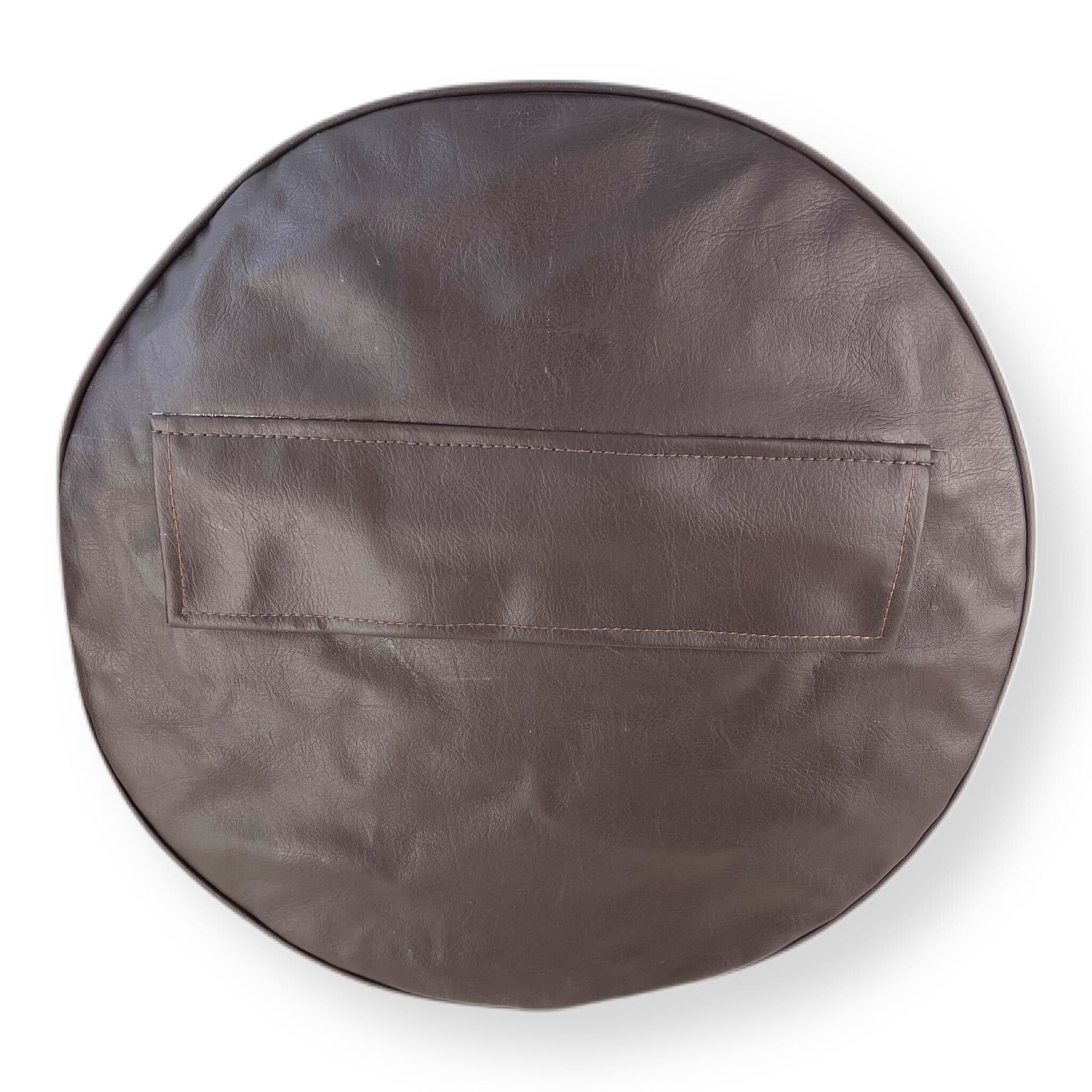 Vespa VBB Super 8" Spare Wheel Cover - With Pocket - Brown