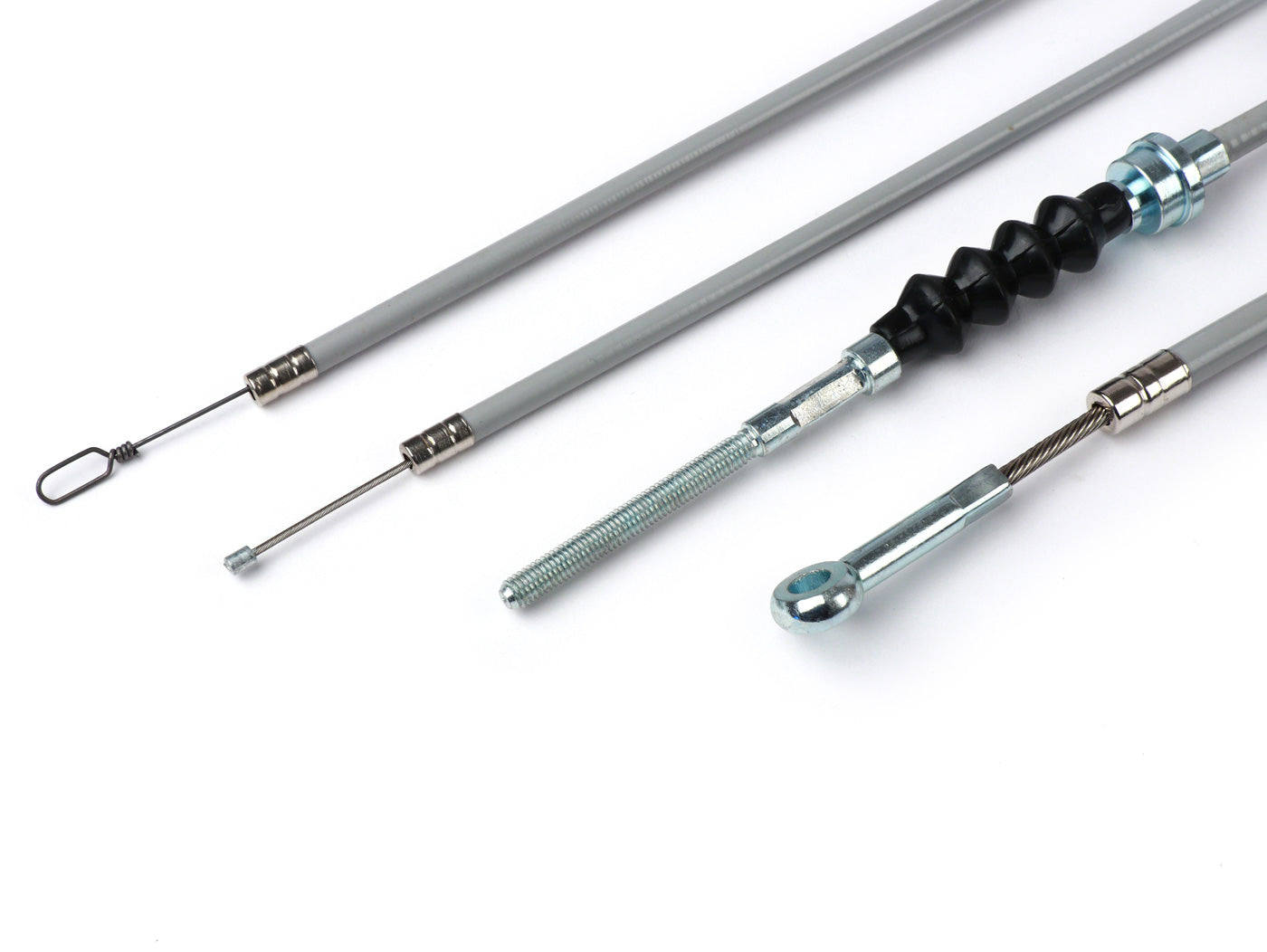 Vespa PX EFL (1984-) Disc MY LML BGM PRO Silk Liner Cable Set Kit - Grey