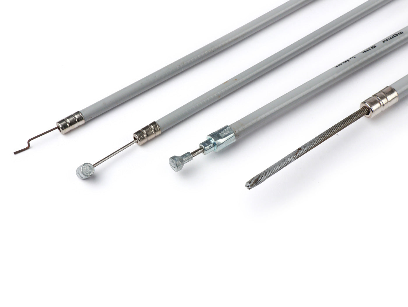 Vespa PX EFL (1984-) Disc MY LML BGM PRO Silk Liner Cable Set Kit - Grey