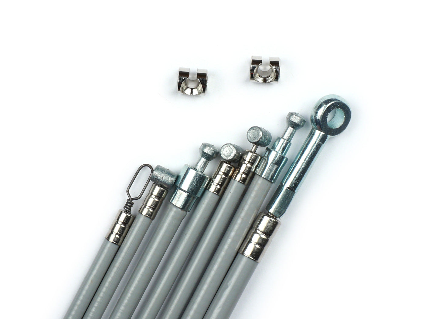 Vespa PX EFL (1984-) Disc MY LML BGM PRO Silk Liner Cable Set Kit - Grey