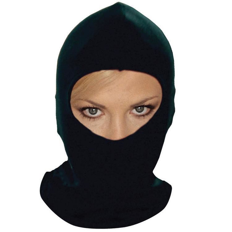 Black Thermal Balaclava 100% Cotton, Extra Comfort