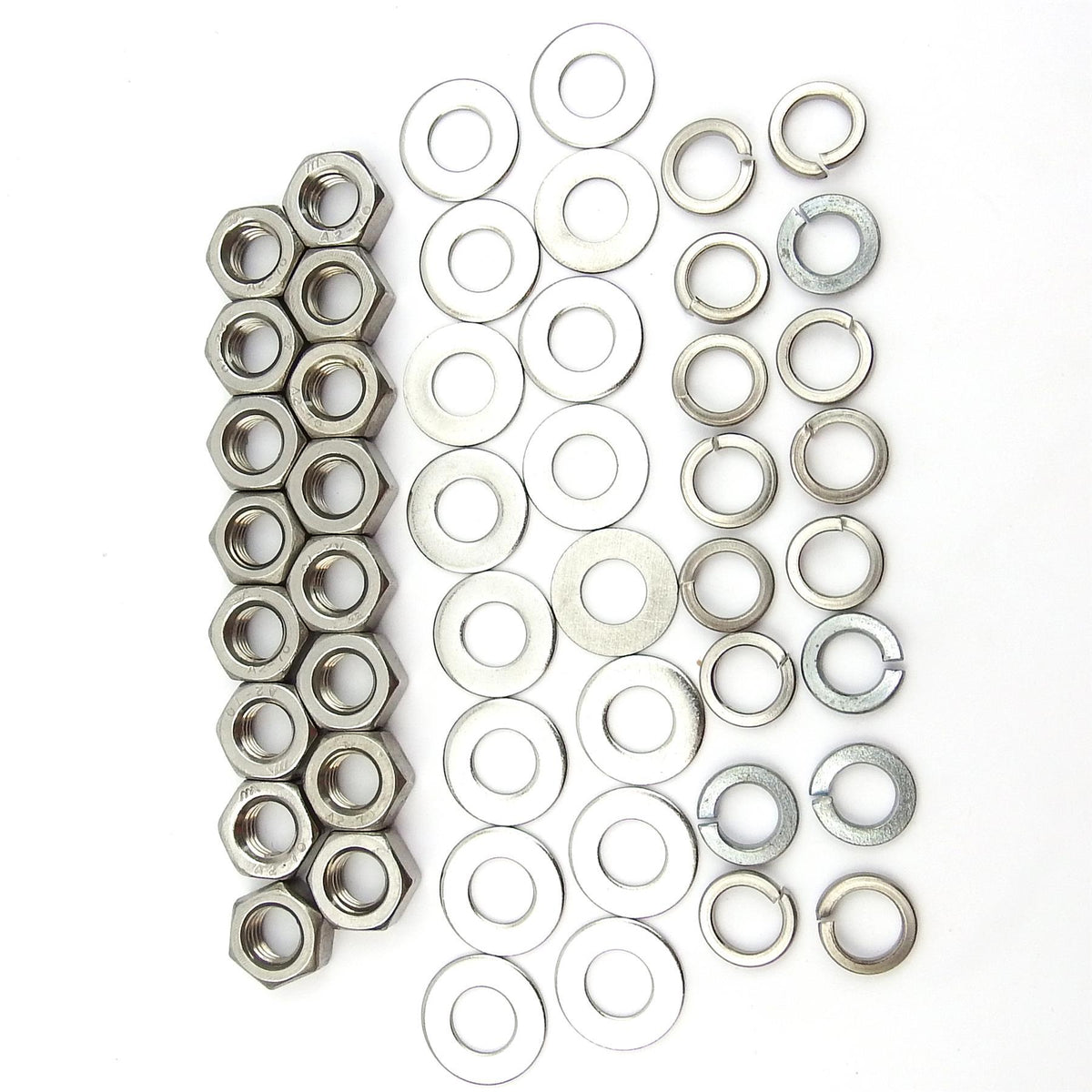 Lambretta Wheel Rim Fixing Kit Standard Nut Type Stainless