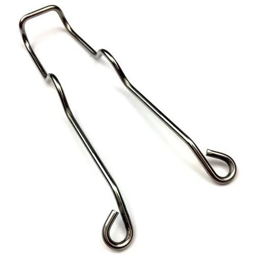 Lambretta S1-3 Li Gp SX TV Air Box Filter Retaining Spring Clip - Stainless Steel