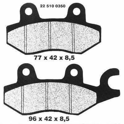 Kymco Dink 50cc Brake Pads Front & Rear