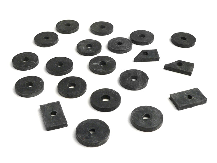 Lambretta Series 1 2 3 Li LiS GP DL SX TV Anti Vibration Rubber Kit Black - Casa Lambretta