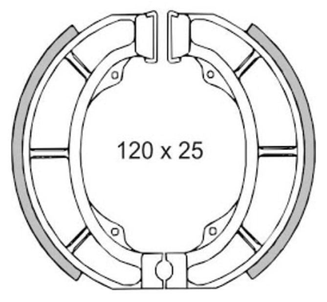 Brake Shoes 22 512 0130