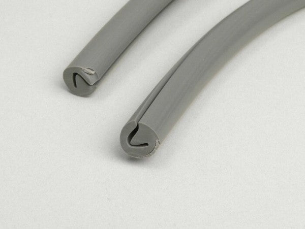 Lambretta S1-3 Li LiS SX TV Legshield Beading Rubber - Grey - Casa Lambretta