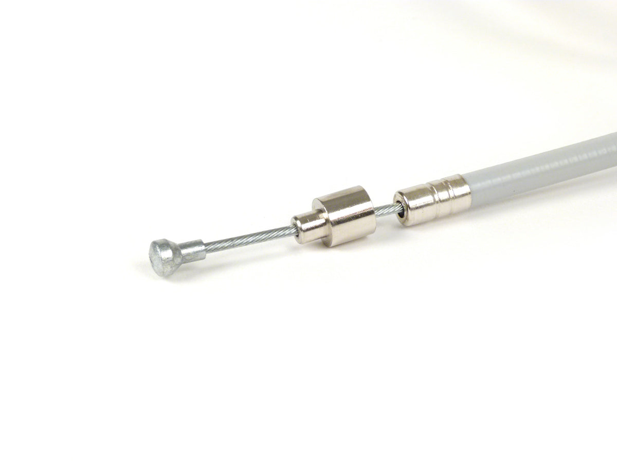 Vespa V50 V90 V100 Prim 125 ET3 BGM Original Complete Front Brake Cable - Grey