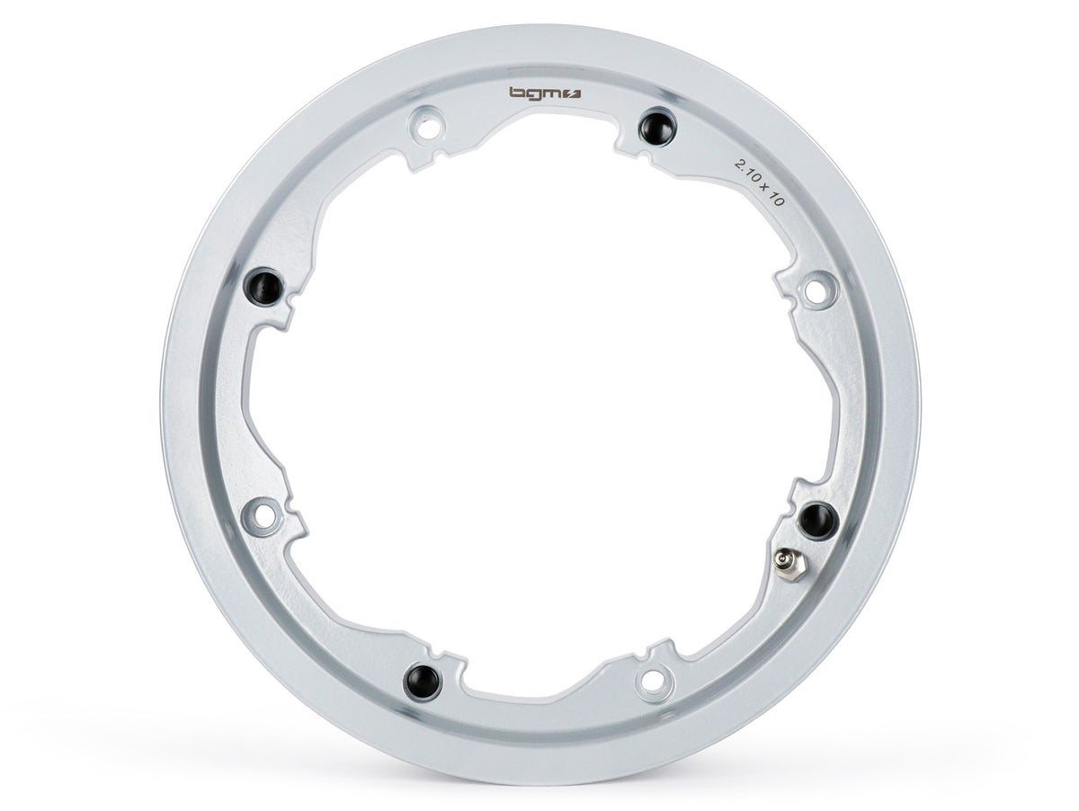 Lambretta Series 1 2 3 Li GP SX TV BGM PRO Tubeless Wheel Rim 2.10 X 10 Inch - Silver