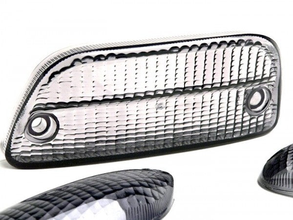 Piaggio NRG MC2 BGM Original Smoked Indicator & Tail Light Lens Set