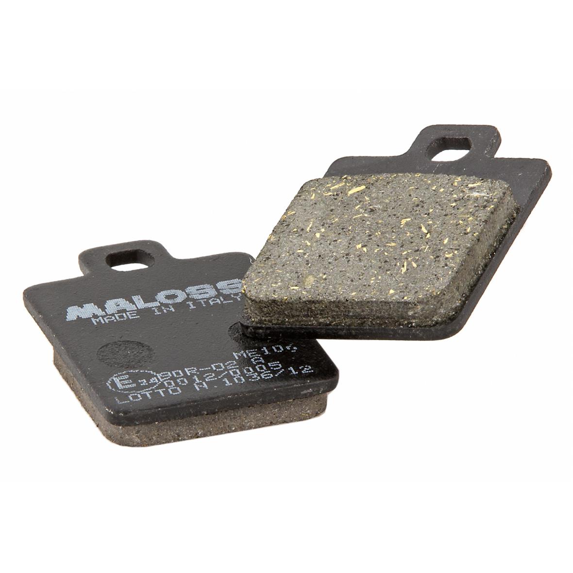 Vespa ET2 ET4 LX LXV Primavera Sprint MALOSSI Sport S14 Brake Pads - 48.8 x 35.3 x 6.9mm