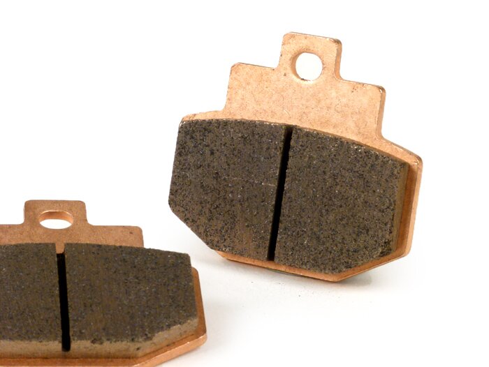 POLINI Sintered Brake Pads - Benelli Adiva 125cc 150cc 2000 (r), Gilera DNA 125 180cc 2001 (r), Runner 125cc VX 180cc VXR 200cc VXR 02-06(r) 55.5x49mm