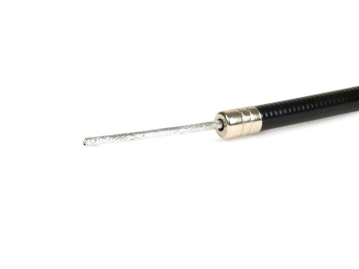 Lambretta GP DL BGM Original Complete Rear Brake Cable - Black