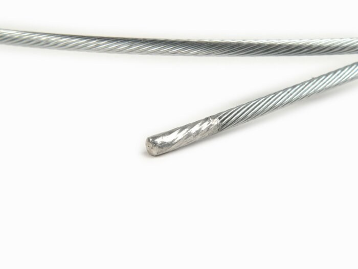 Lambretta LI GP SX TV Vespa T5 BGM Original Inner Rear Brake Cable with Threaded End Ø=2.9mm x 1050mm