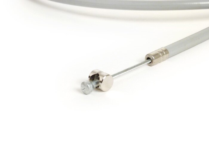 Vespa PK S BGM Original Complete Front Brake Cable - Grey
