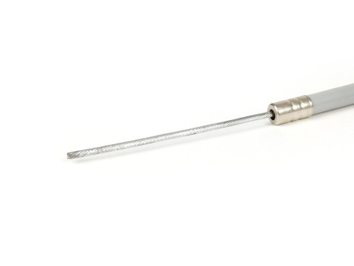 Vespa PK S BGM Original Complete Front Brake Cable - Grey