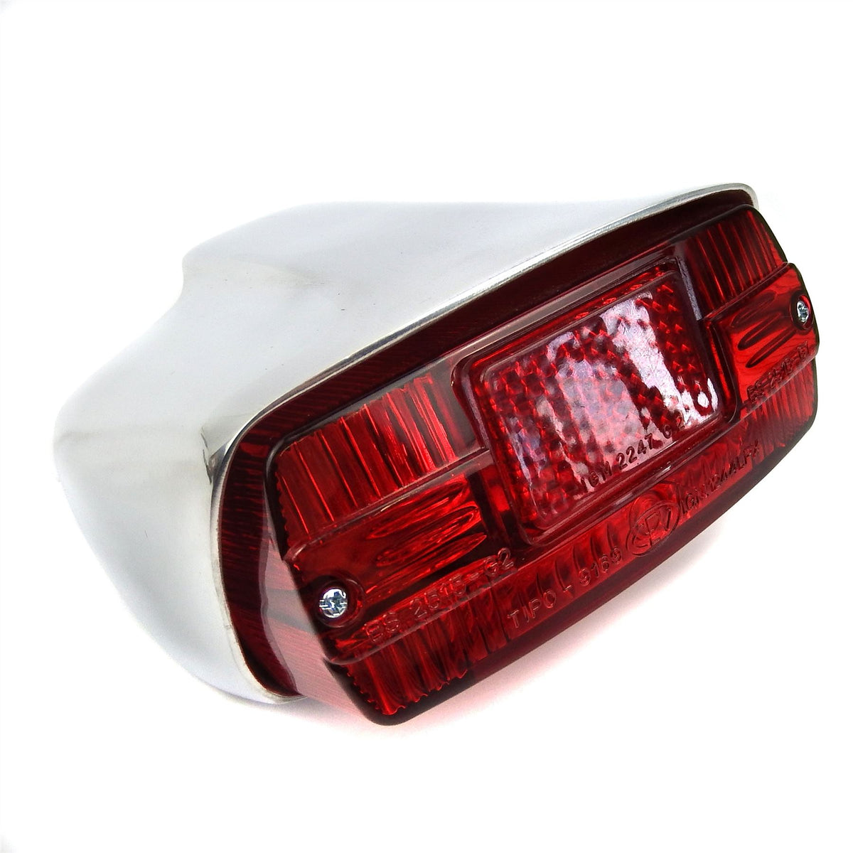 Lambretta Series 2 Li TV Rear Light Unit - Polished Alloy