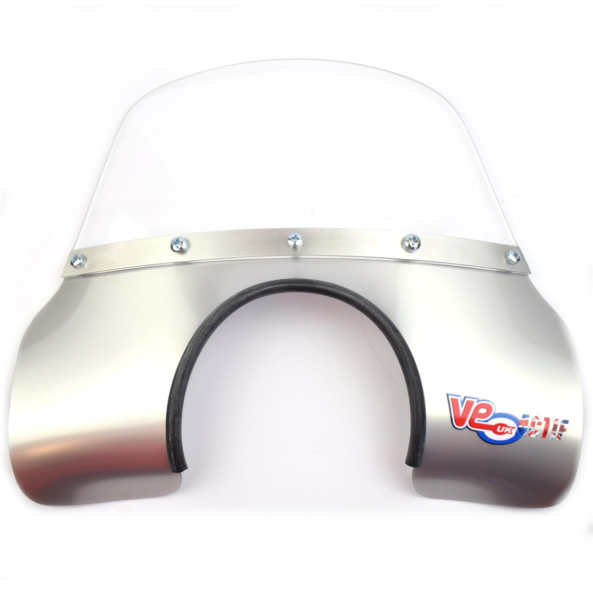 Lambretta Flyscreen MOD Style Li Silver