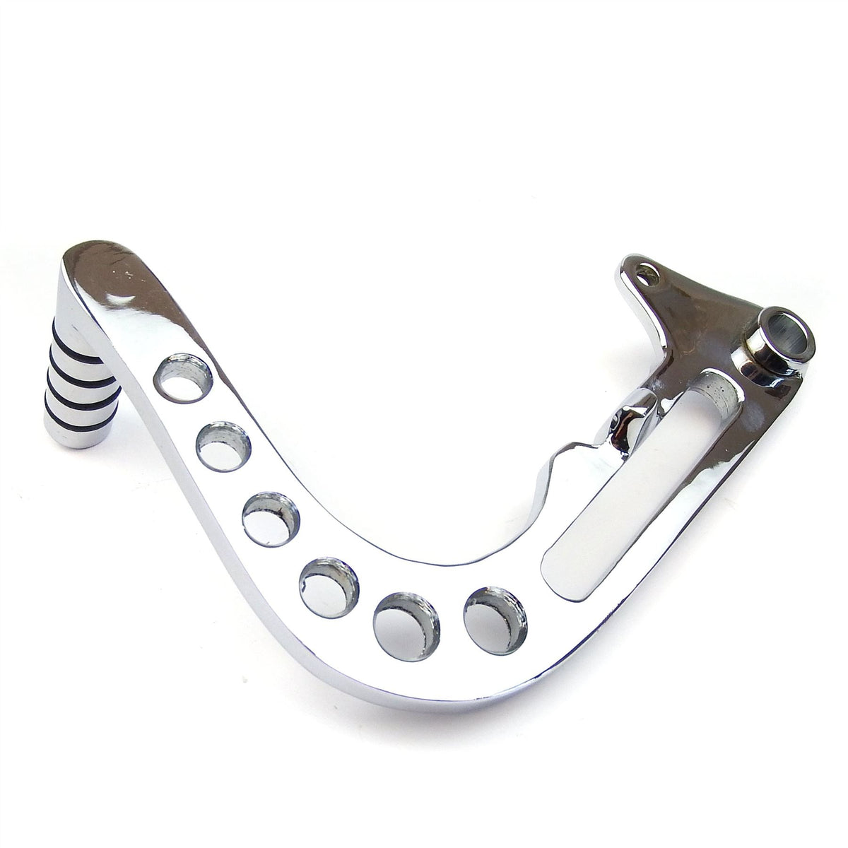 Lambretta Series 3 Li GP SX TV Chrome Billet Rear Brake Pedal w/ Billet Peg - One Piece Design