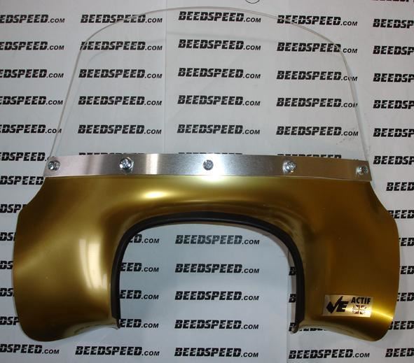 Lambretta Flyscreen MOD Style GP Gold