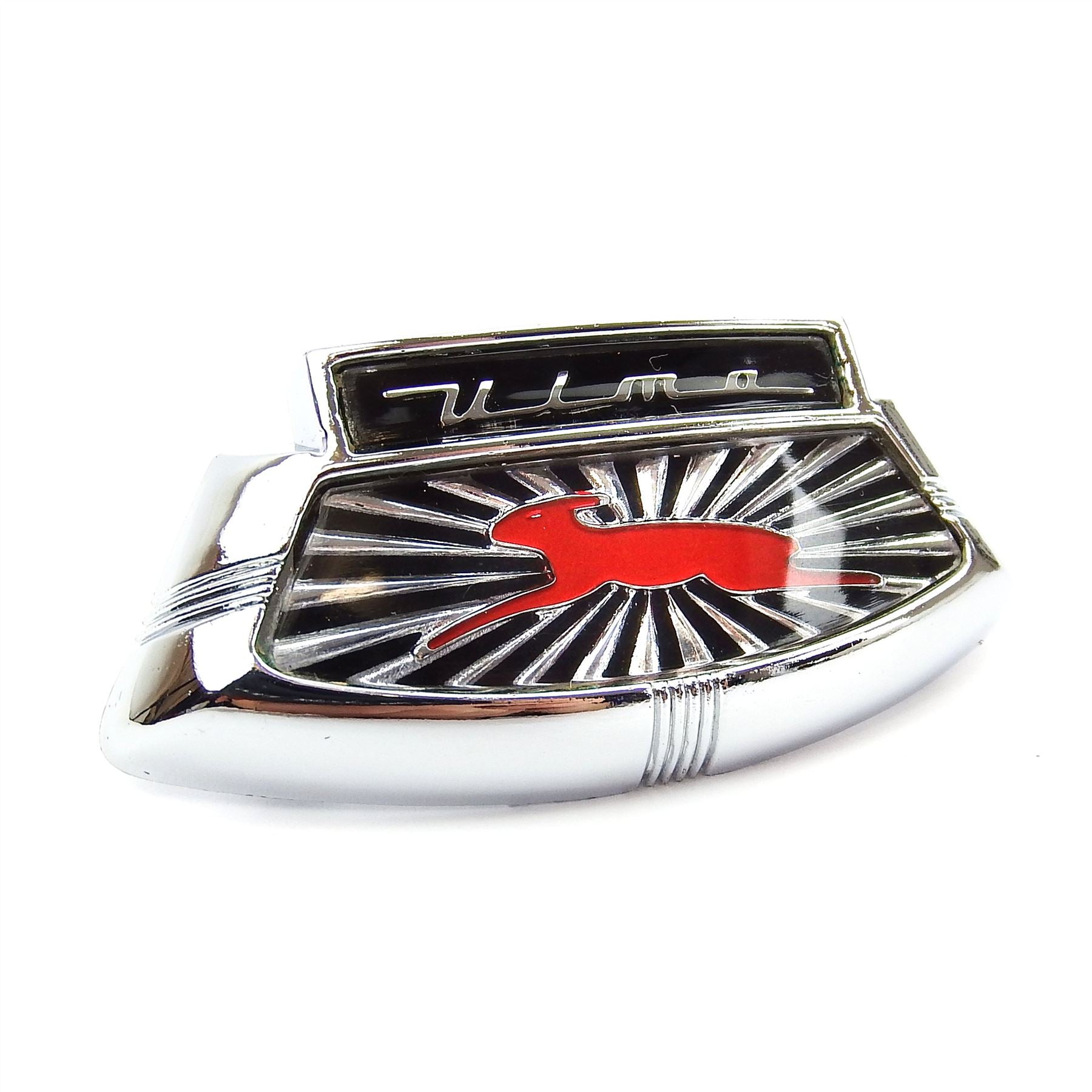 Lambretta Series 1 2 3 Li GP SX TV ULMA Horncover Badge - Black & White