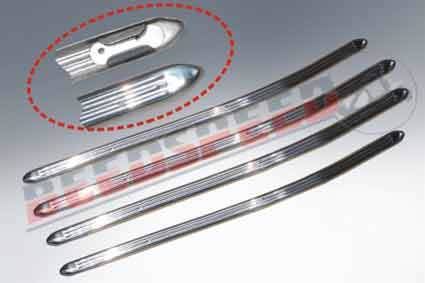 Lambretta - Floor Runner Set - Front - Ser 2 - Stainless - Set 4