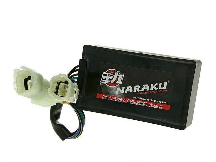 NARAKU Racing CDI Ignition Unit - Kymco ZX Fever II, KB12 (1996-1998), KB 50, K 12, Heroism, Curio CX, Dealim Tapo 50, Massage 50, SYM Flash, Pure, Fancy, Fiddle I, ATU Meteorit (KB-50)