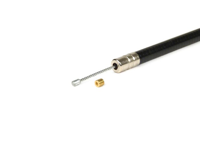 Lambretta GP DL BGM Original Complete Choke Cable - Black