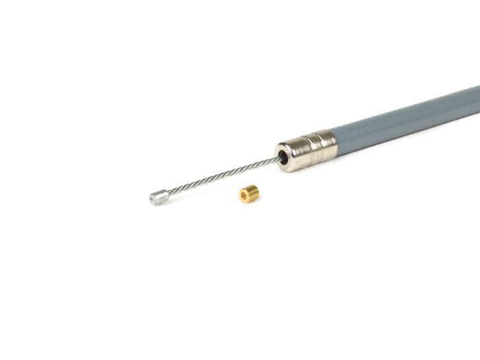 Lambretta Series 2 3 Li LIS SX TV BGM Original Complete Choke Cable - Grey