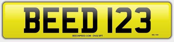 Numberplate - Car - Rear - 20.5x4.4