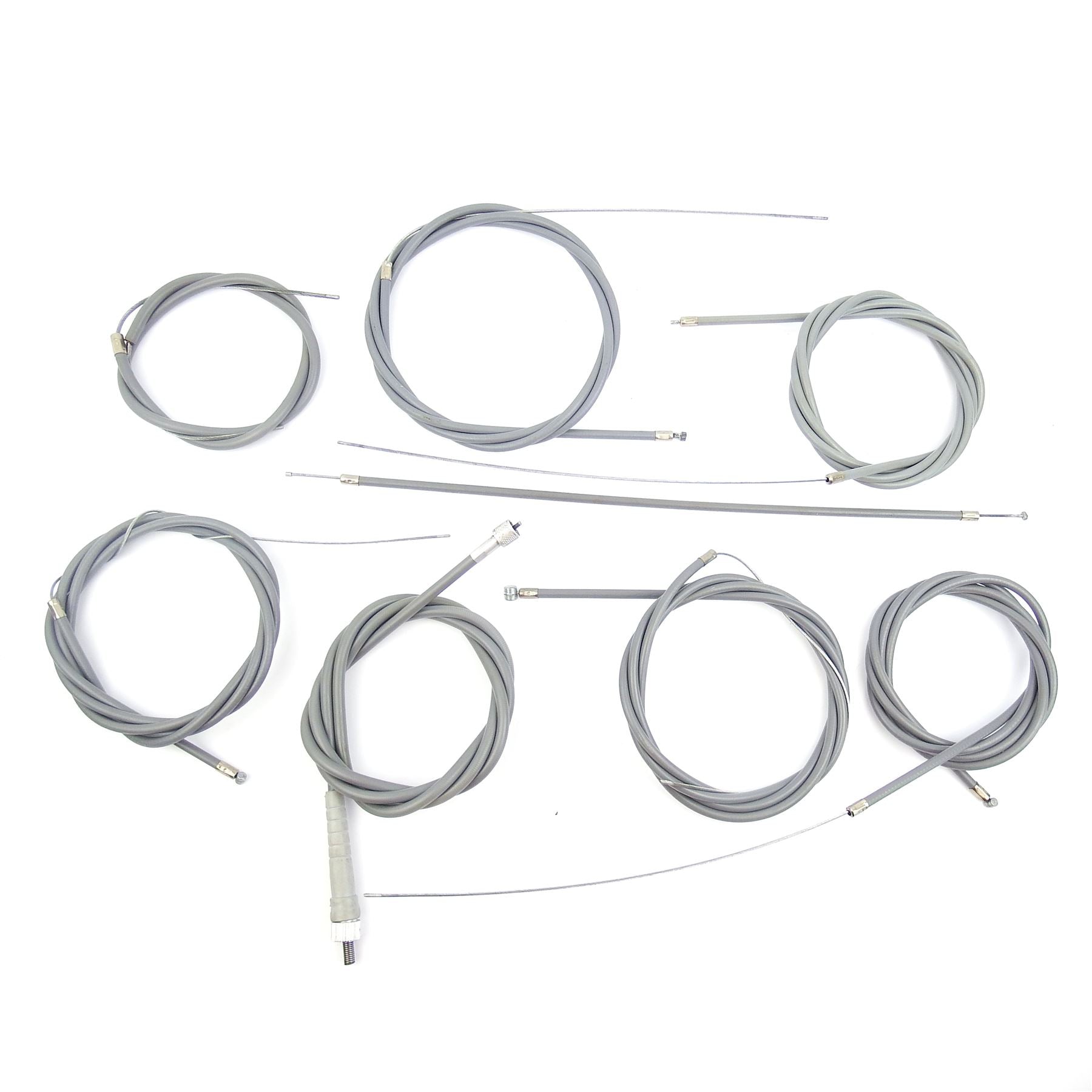 Lambretta Series 3 Li LiS SX TV Grey Cable Kit Set - Indian Speedo