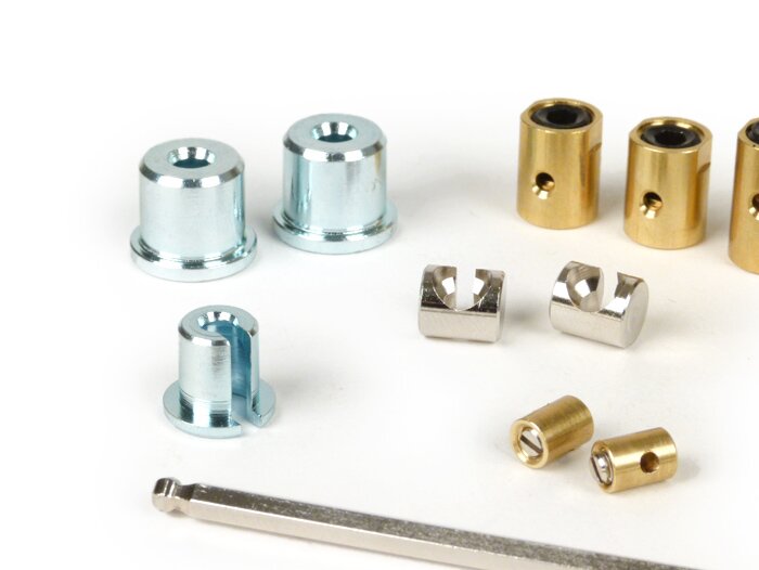 Lambretta Series 2-3 Li GP SX TV BGM Original Adjuster Screw & Trunnion Set