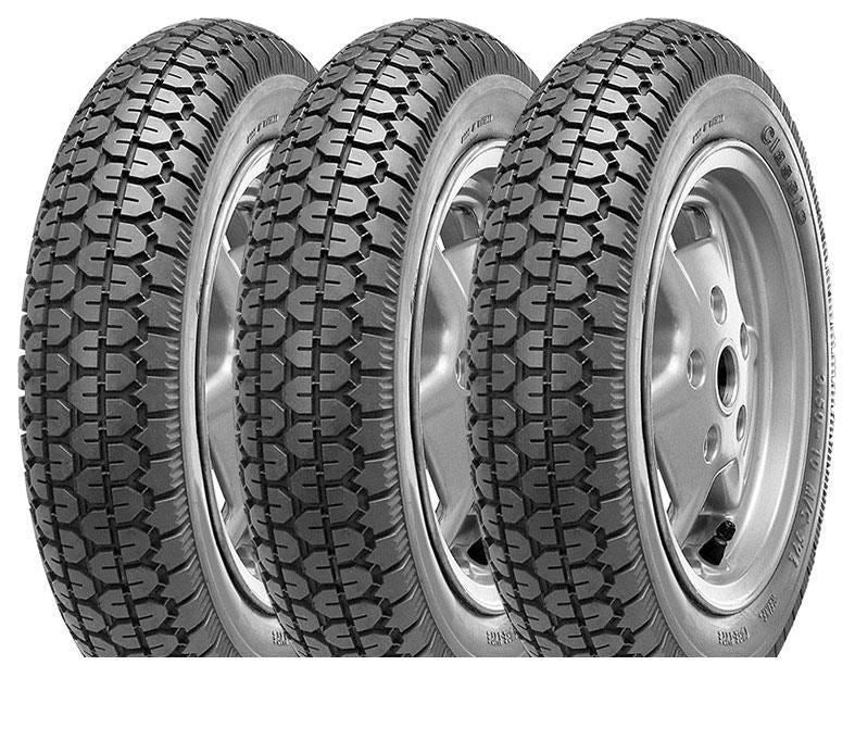 3 Tyre Package Continental 350 X 10 ContiClassic Tubed Only