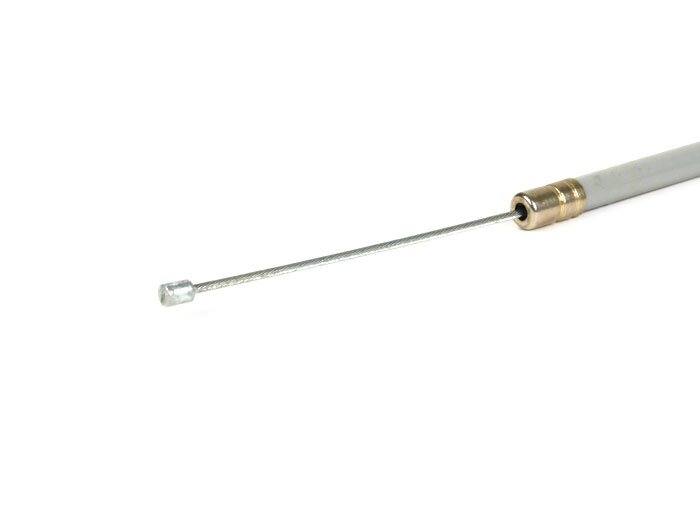 Vespa P125X P150X P200E PKXL (-1984) BGM Original Complete Throttle Cable - Grey