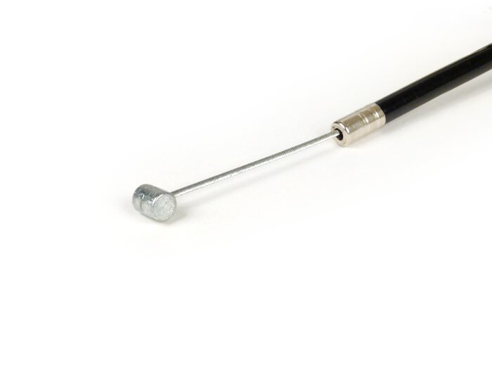 Vespa PX EFL (1984-) BGM Original Complete Throttle Cable - Black