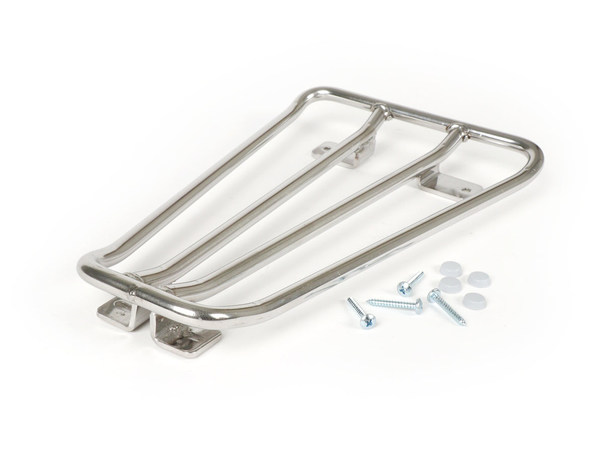Vespa PX T5 LML 125-200 Moto Nostra Floor Board Rack - Stainless Steel