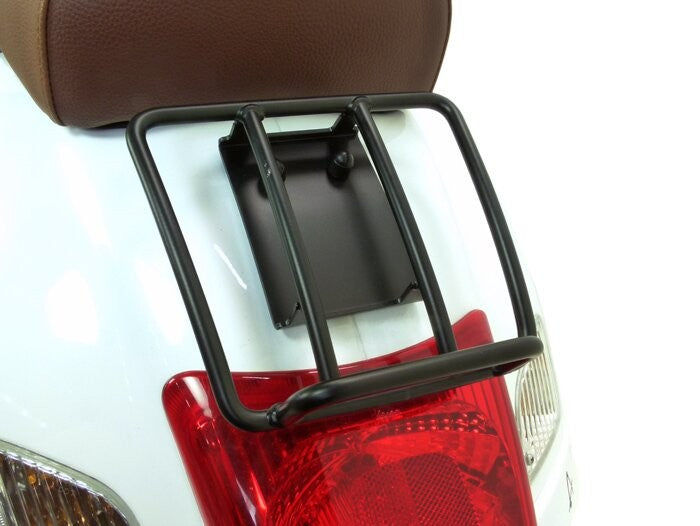 Vespa GT GTL GTV GTS Super 125-300cc Moto Nostra Rear Sprint Rack - Matt Black