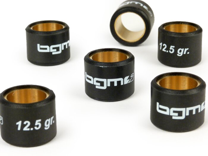 BGM Original Variator Roller Weights - 21x17mm - 12.5g