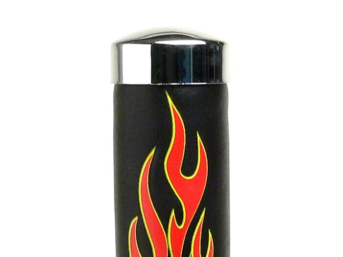 Vespa Lambretta Universal BGM Flame Handlebar Grips - Pair 22/24mm