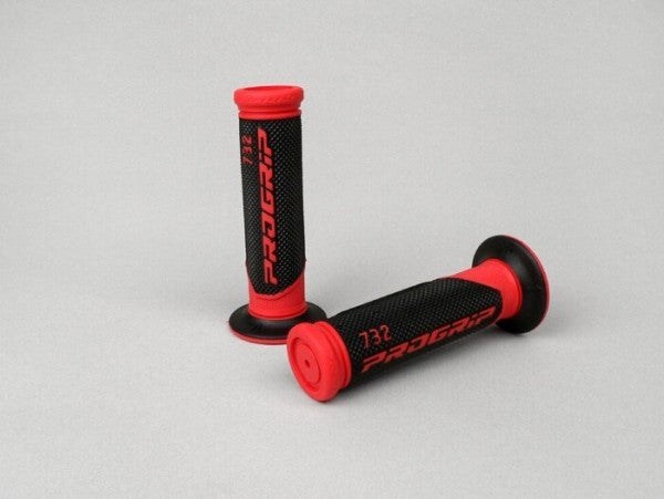 PROGRIP 732 Universal Gel Touch Handlebar Grips Pair Ø22/24mm - Red