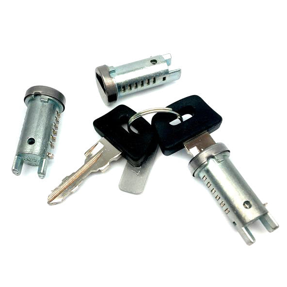 Vespa PX EFL T5 PK Steering Seat & Ignition Lock Barrel Set of Three - Piaggio